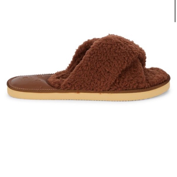 Jack Rogers Cozy Sloan Faux Fur Sandals in Teddy Bear Brown Size 7 - New In Box - Picture 13 of 15